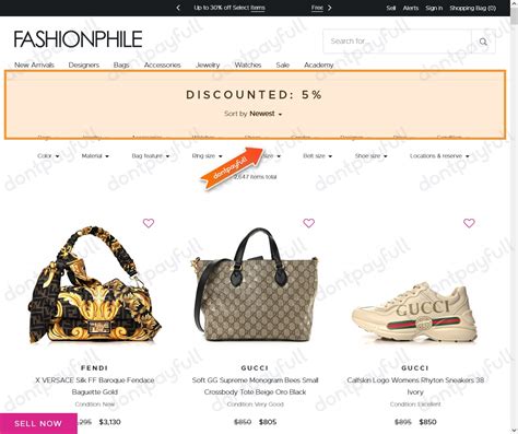 fashionphile coupon code first order.